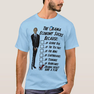 Camiseta La economía de Obama chupa