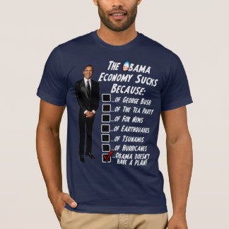 Camiseta La economía de Obama chupa