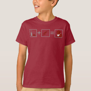Camiseta La ecuación el   de destello de destello