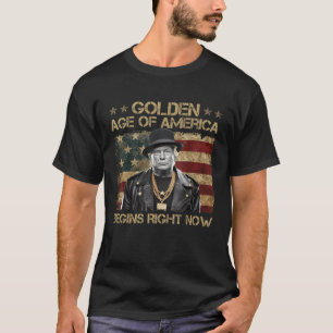 Camiseta La Edad de Oro de América Comienza Ahora Trump