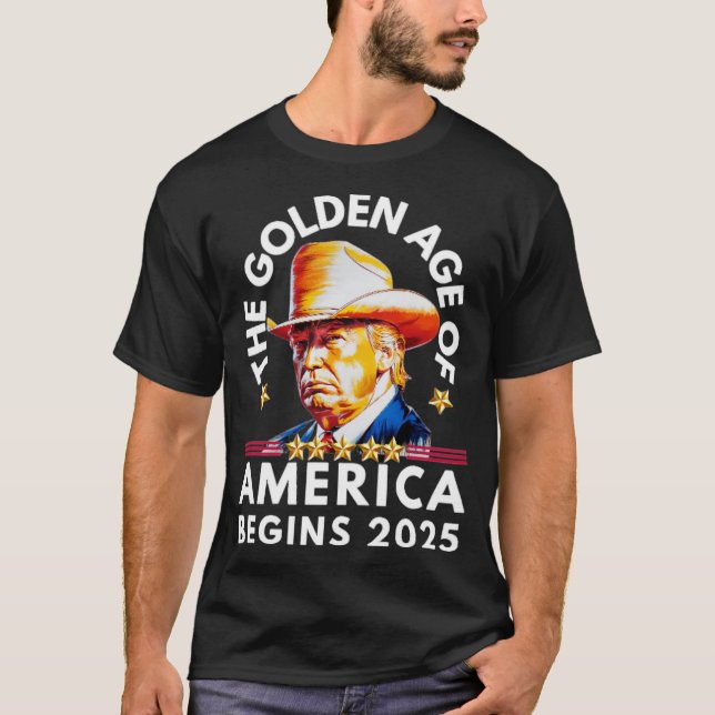 Camiseta La Edad De Oro De Los Estados Unidos Comienza En 2 (Anverso)