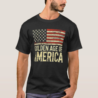 Camiseta La Edad de Oro de los Estados Unidos La bandera de