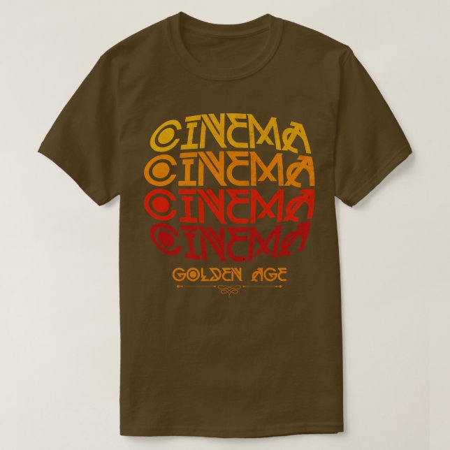 Camiseta La edad de oro del cine (Diseño del anverso)