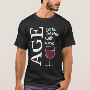 Camiseta La Edad Mejora Con El Vino