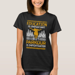 Camiseta La Educación de Vintage de Traceur de Carrera Libr