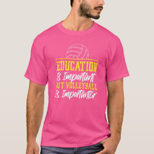 Camiseta La Educación Del Equipo De Jugadores De Voleibol E