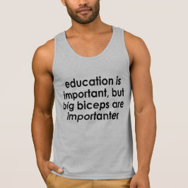 CAMISETA LA EDUCACIÓN ES IMPORTANTE, LOS GRANDES BICEPS SON