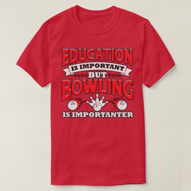 Camiseta La Educación Es Importante, Pero El Bote Es Import (Diseño del anverso)