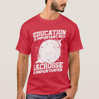 Camiseta La educación es importante pero el deporte de pelo