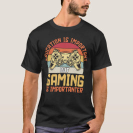 Camiseta La educación es importante, pero el juego es impor