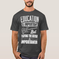 La educación es importante, pero tocar la guitarra