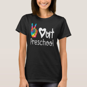 Camiseta La Educación Preescolar El Último Día De La Escuel