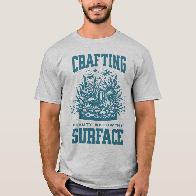 Camiseta La elaboración de la belleza del acuario acuático (Anverso)