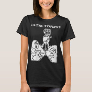 Camiseta La Electricidad De Las Mujeres Explicó La Física D