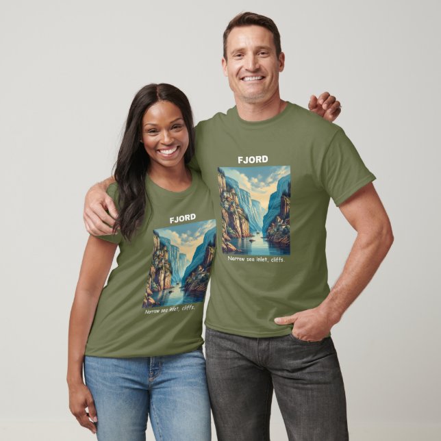 Camiseta La elegancia de la naturaleza en el verde de la fa (Unisexo)