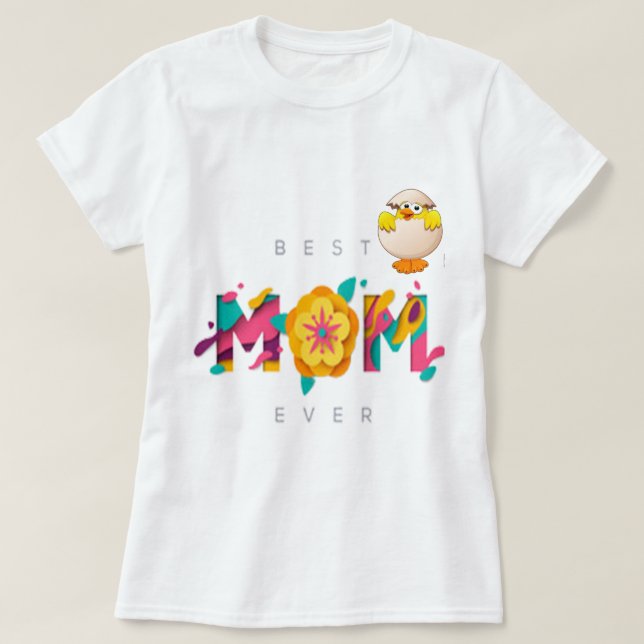 Camiseta "La elegancia de mamá: ¡Celebren el Día de la Madr (Diseño del anverso)
