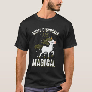 Camiseta La Eliminación De Bombas Es Un Trabajo Magnífico D