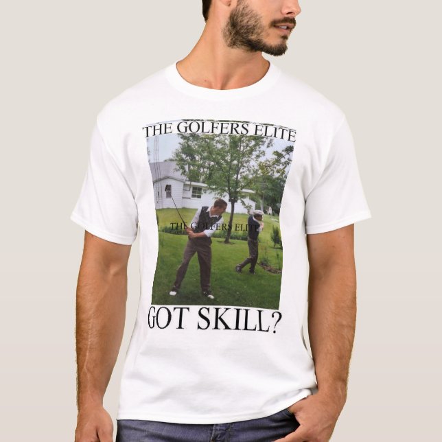 Camiseta La élite de los golfistas (Anverso)