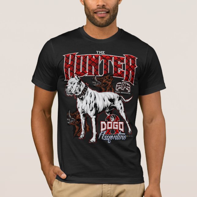 Camiseta La élite Dogo Argentino del CAZADOR (Anverso)