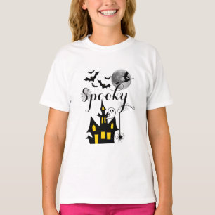 Camiseta La embrujada bruja voladora de la casa asustada Ha
