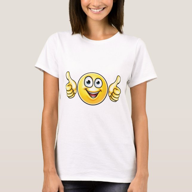 Camiseta La emoji manosea con los dedos encima de icono (Anverso)