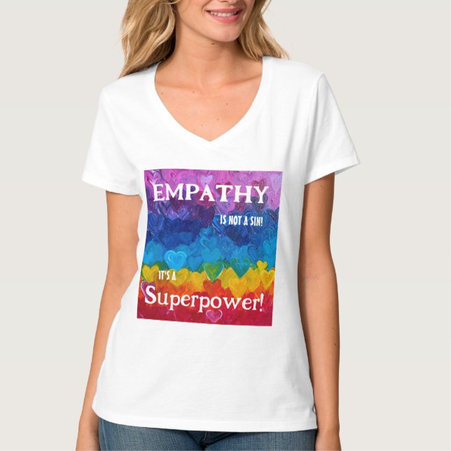 Camiseta La empatía es un superpoder (Anverso)