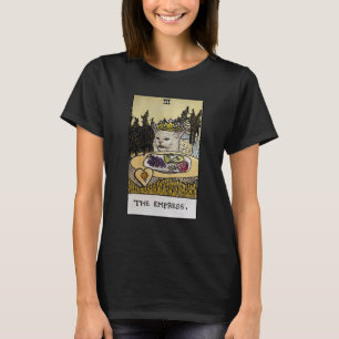 Camiseta La Emperatriz Carta de Tarot Gato Meme