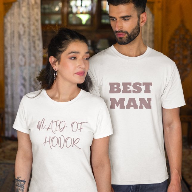 Camiseta La empleada de honor Dusty Burgundy (Subido por el creador)