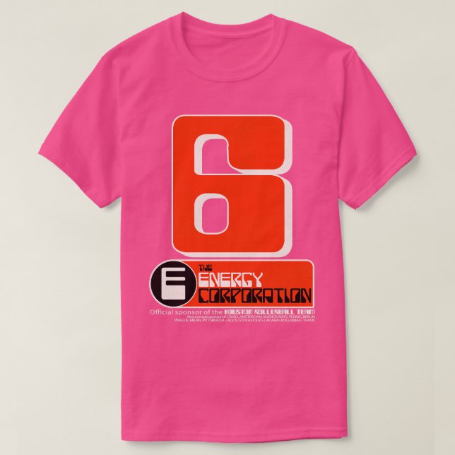 Camiseta La empresa de energía Rollerball de Houston (Diseño del anverso)