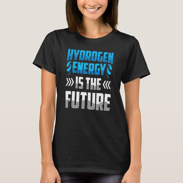 Camiseta La Energía Del Hidrógeno Es El Hibrí Periódico Fut (Anverso)