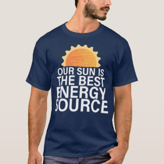 Camiseta La energía solar salva el planeta