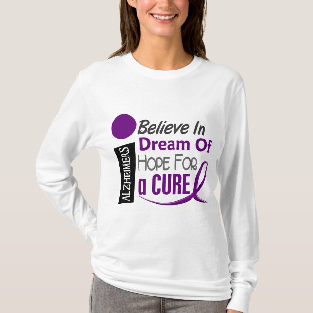 Camiseta La enfermedad de Alzheimer CREE ESPERANZA IDEAL (Anverso)