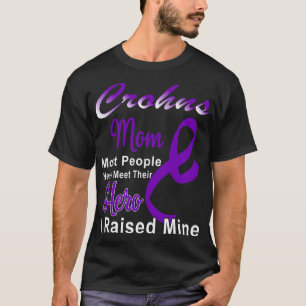 Camiseta La enfermedad de Crohn apoya la polilla púrpura de
