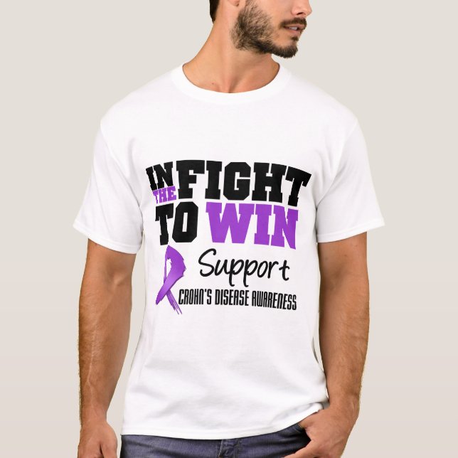 Camiseta La enfermedad de Crohn en la lucha a ganar (Anverso)