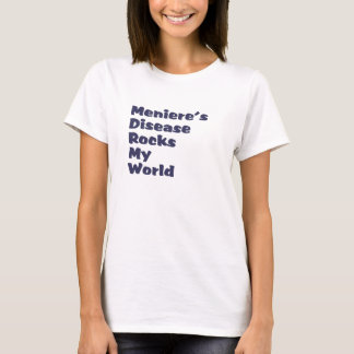 Camiseta la enfermedad de meniere sacude mi mundo