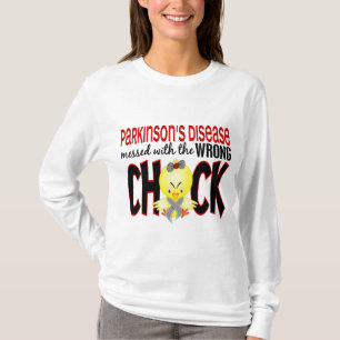 Camiseta La enfermedad de Parkinson ensuciada con el