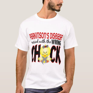 Camiseta La enfermedad de Parkinson ensuciada con el