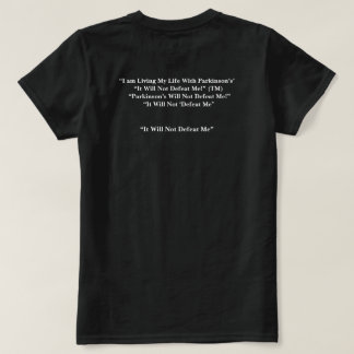 Camiseta La enfermedad de Parkinson no me derrotará