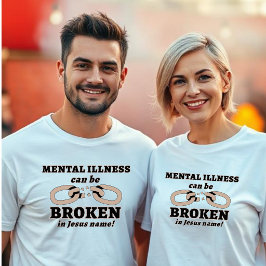 Camiseta La enfermedad mental puede ser SUPERADA Unisex