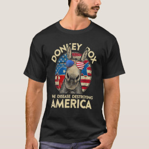 Camiseta La enfermedad que destruye a Estados Unidos Donkey