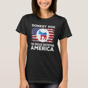 Camiseta La enfermedad que destruye a Estados Unidos Donkey