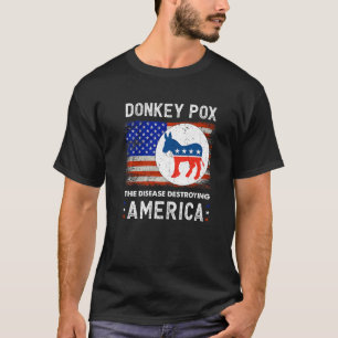 Camiseta La enfermedad que destruye a Estados Unidos Donkey