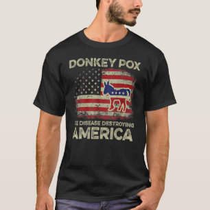 Camiseta La Enfermedad Que Destruye A Estados Unidos En La
