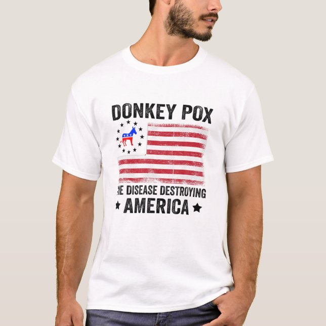 Camiseta La enfermedad que destruye Estados Unidos (Anverso)