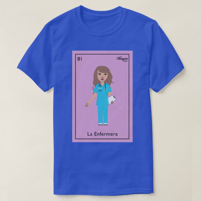 Camiseta La enfermera 1 (Diseño del anverso)
