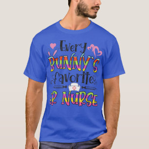 Camiseta La enfermera Bunny favorita del día de Pascua