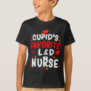 Camiseta La enfermera favorita de Cupido L&d Cute Día d