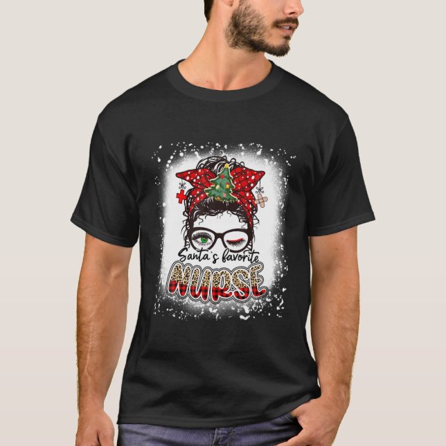 Camiseta La enfermera favorita de Santa María desordenada N (Anverso)