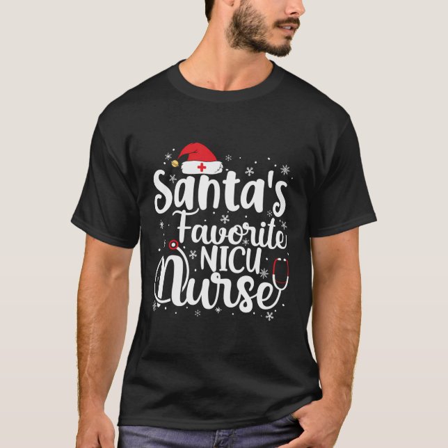 Camiseta La Enfermera Favorita De Santa, Nicu. (Anverso)