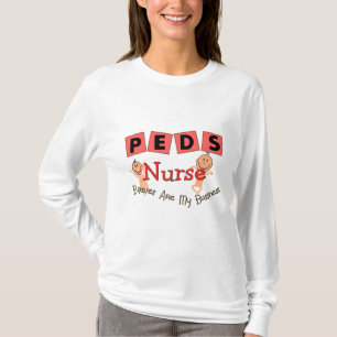 Camiseta La enfermera pediátrica "bebés es mi negocio "